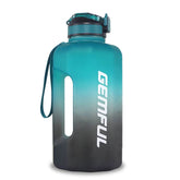 2.2 Liter Water Bottles with Straw Times to Drink Durable Sports Big Jug with Handle Leakproof BPA Free Reusable for Adults - Nuprozone